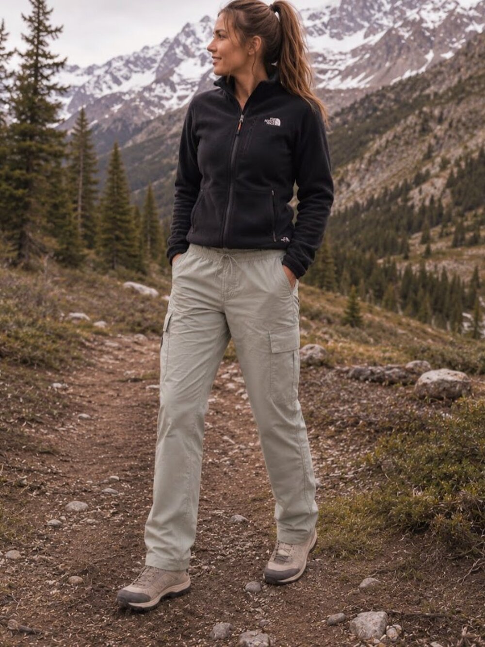 The North Face Never Stop Wearing Cargo Pants Light Olive Hiking S